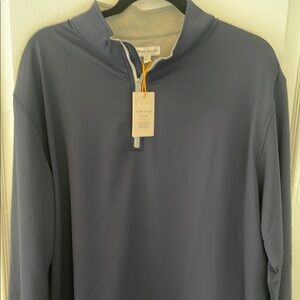 Peter Millar Grey Perth quarter zip NEW w tags. Size XXL
